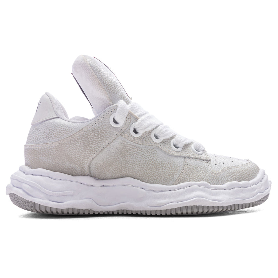 Wayne Puffer Low OG Sole Brushed Shrink Leather - White