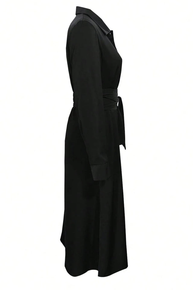 Black coat on a white background