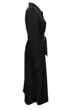 Black coat on a white background